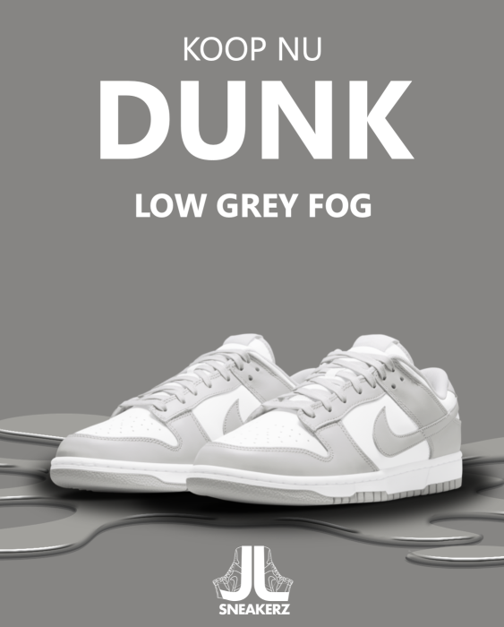 Dunk low grey fog