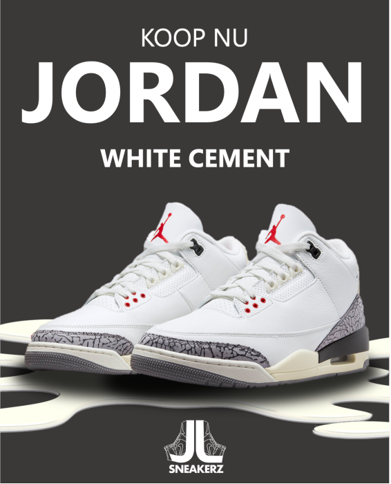 Jordan 3 white cement